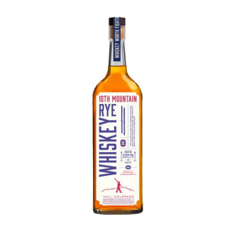 10TH MOUNTAIN WHISKEY HIGH RYE COLORADO 750ML