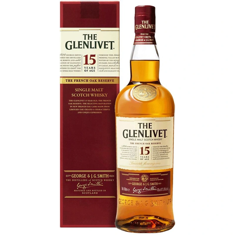 15 Years Old French Oak Reserve Single Malt Scotch Whisky – The Glenlivet