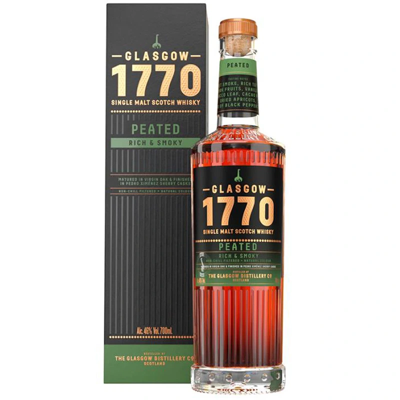 1770 Glasgow Single Malt Peated – Astucciato 70cl – Glasgow Distillery