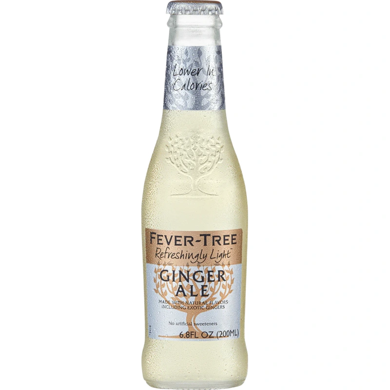 FEVER TREE GINGER ALE LIGHT PREMIUM 4X12OZ BOT