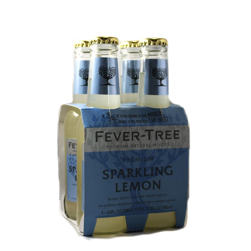 FEVER TREE LEMON SPARK 4X7OZ BOT